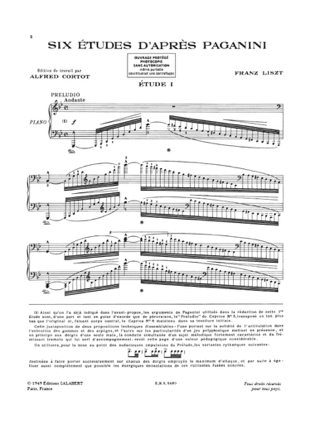 6 Etudes d'après Paganini - LISZT - Partition - Piano
